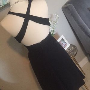 White House Black Market Sexy Black Dress LBD 2